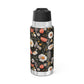 Blossom Elegance: Noir Garden Gator Tumbler, 32oz