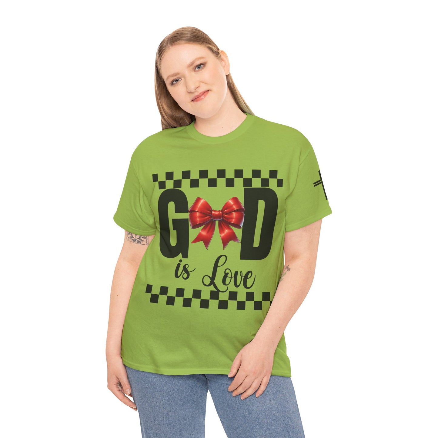 GOD is LOVE Charm Unisex Heavy Cotton Tee.