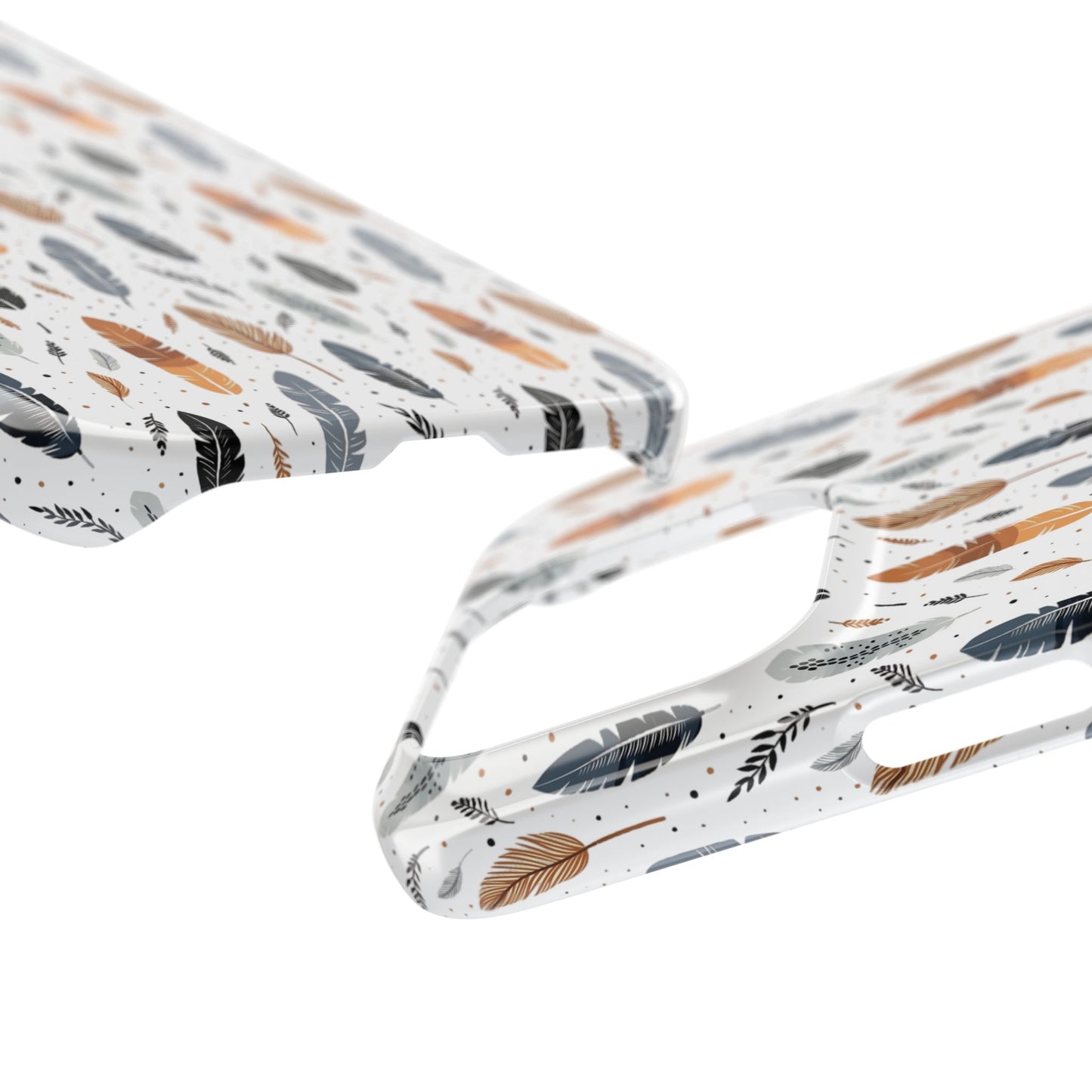 Whispering Feathers Slim Phone Cases for iPhone,  with Packaging a Gift for Her and Gift for Him.