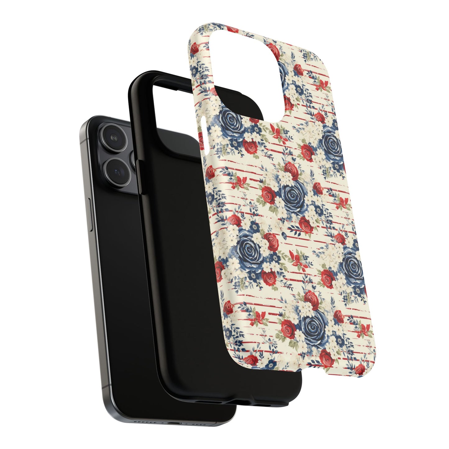 Rose & Glory Tough iPhone Magnetic Case, Vibrant Protective Cover, Stylish Gift for Her, Floral Design, iPhone Accessories, Anniversary Gift