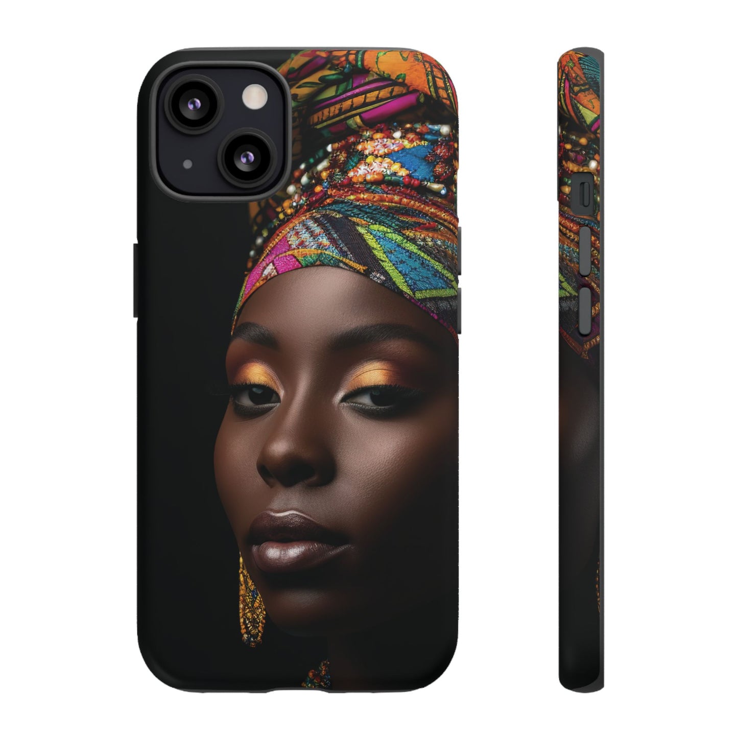 Regal Reflections: African Majesty Tough Google Pixel, iPhone and Samsung Cases.