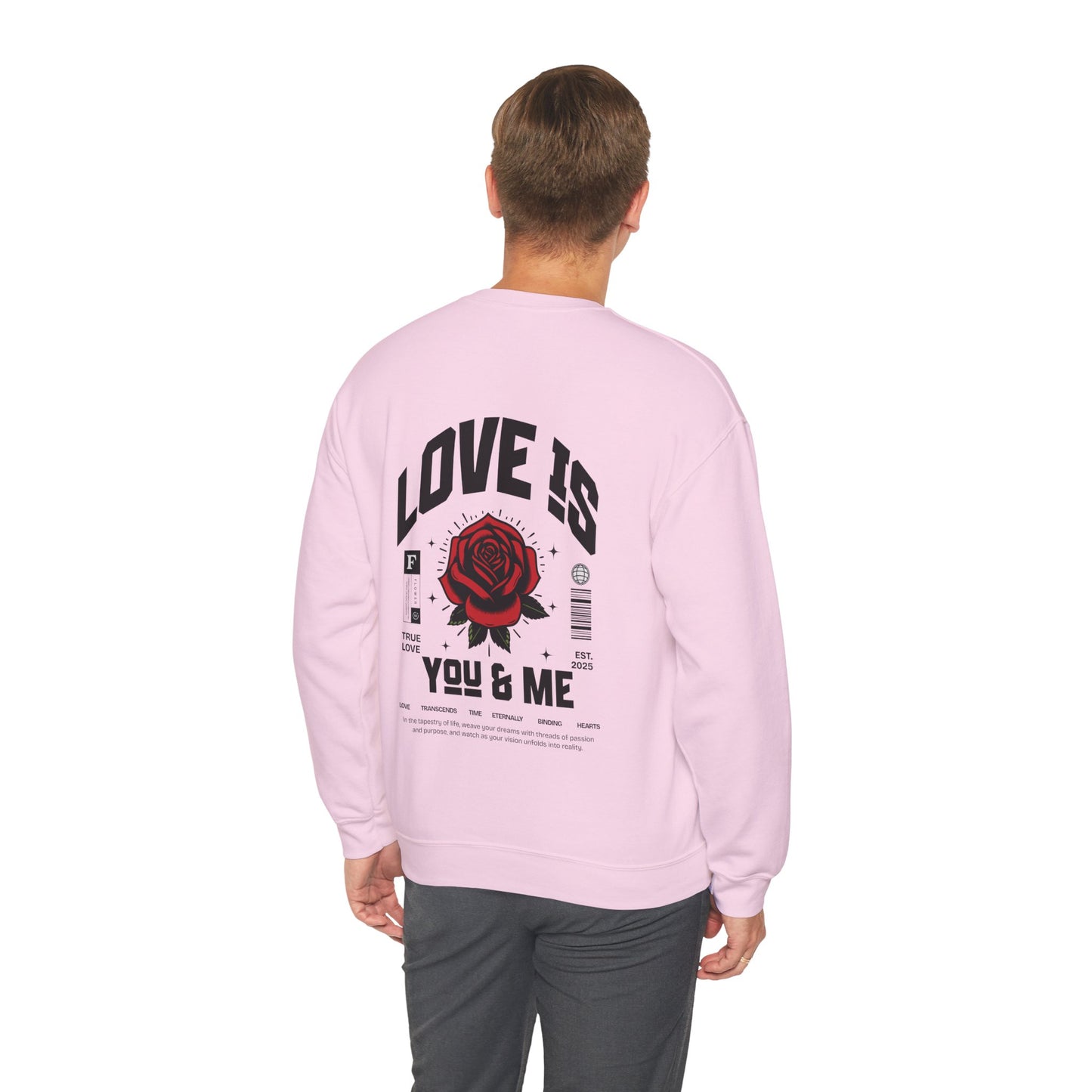 You and Me Valentines Unisex Gildan Heavy Blend™ Crewneck Sweatshirt