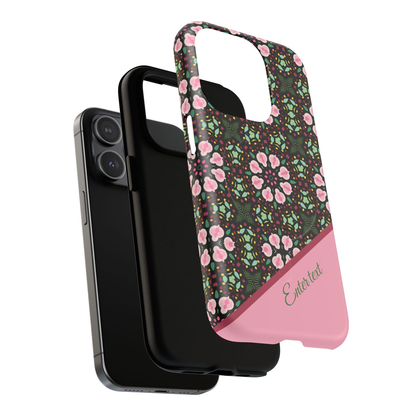 Personalized Twilight Petal Tapestry Floral Tough Magnetic MagSafe® iPhone Case, Durable iPhone Protector, Unique Gift for Her, Stylish Tech Accessories.