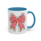 Affirmation Bow Accent Coffee Mug (11oz).
