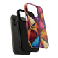 Vibrant Leaf Wave Tough Magnetic Phone Case, Vibrant Smartphone Cover, Unique Protective Case for Gifts, Phone Accessories, Trendy Design