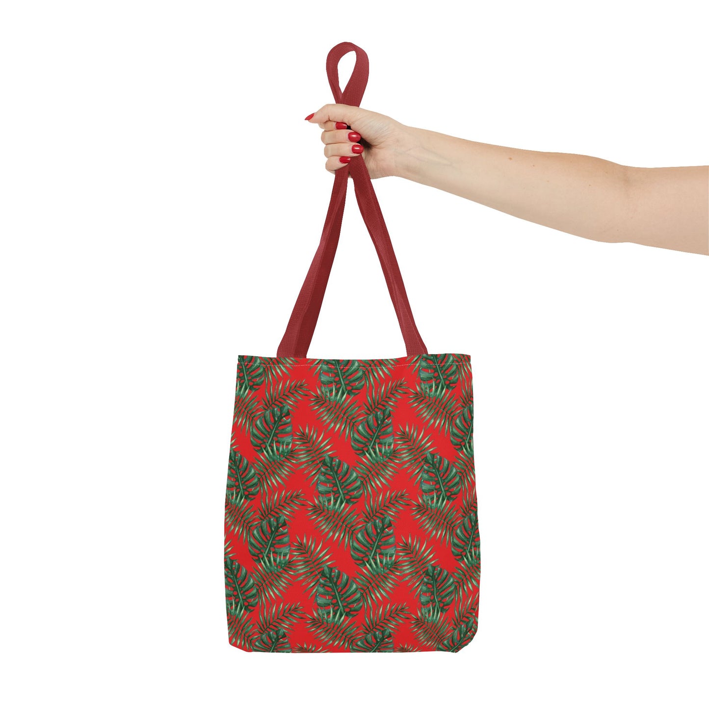 Red Tropical Bliss Tote Bag