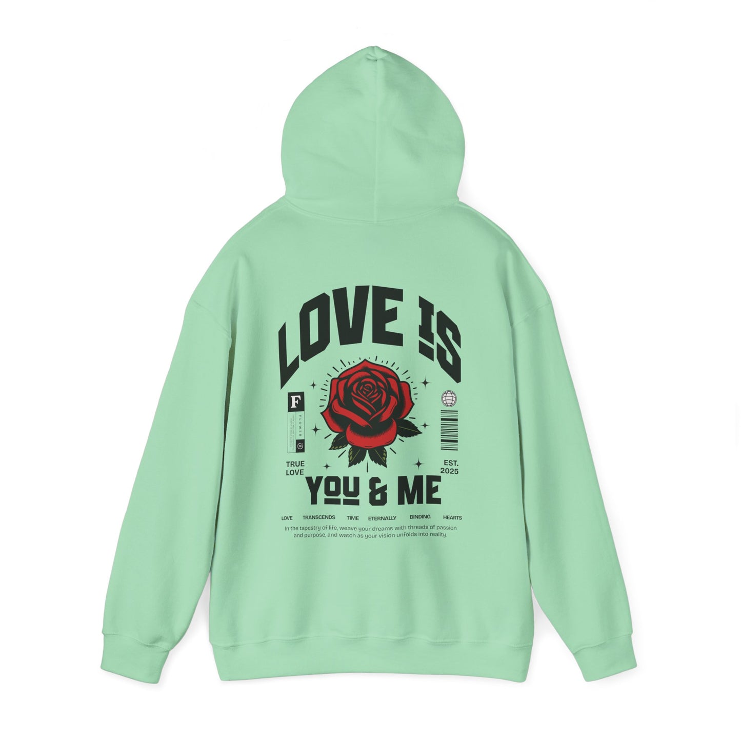 You and Me Unisex Gildan Hoodie Sweatshirt