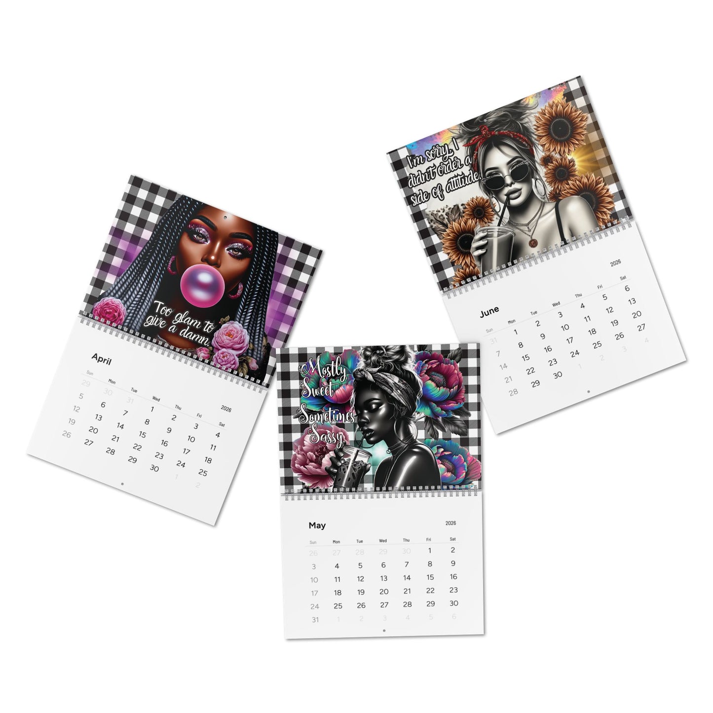 365 Days of Sass Wall Calendar — Bold & Brilliant Attitude (2026)