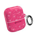 Personalized Pink Bow Coquette AirPod Cases — Custom Name Protective Cover