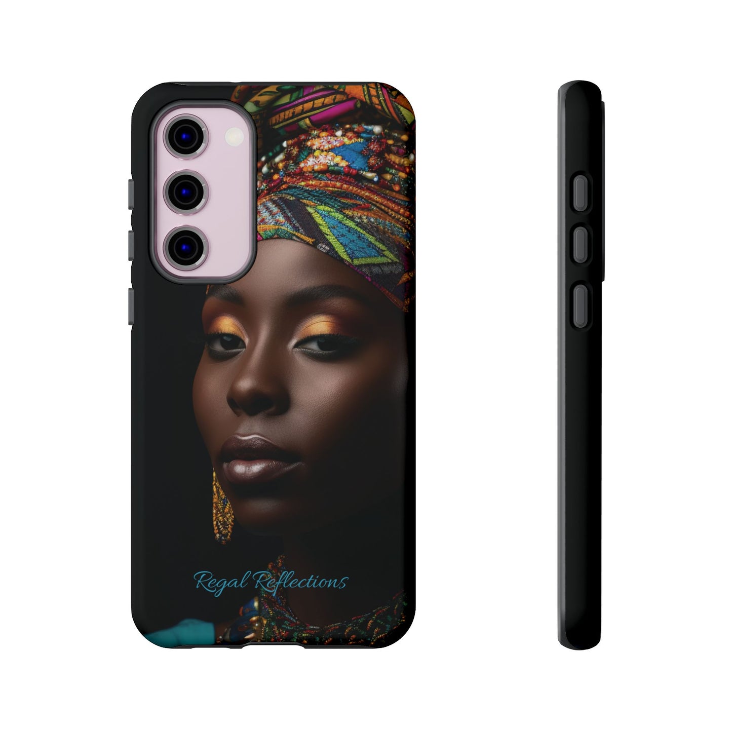Regal Reflections: African Majesty iPhone, Samsung and Google Tough Phone Cases.