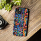 Psychedelic Visions Slim iPhone Case - Vibrant Design for Artistic Souls