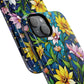Flower Garden Stained Glass Phone Case, Tough Magnetic Cases, Floral Phone Cover, Durable Phone Accessories, Spring Gift, Birthday Present