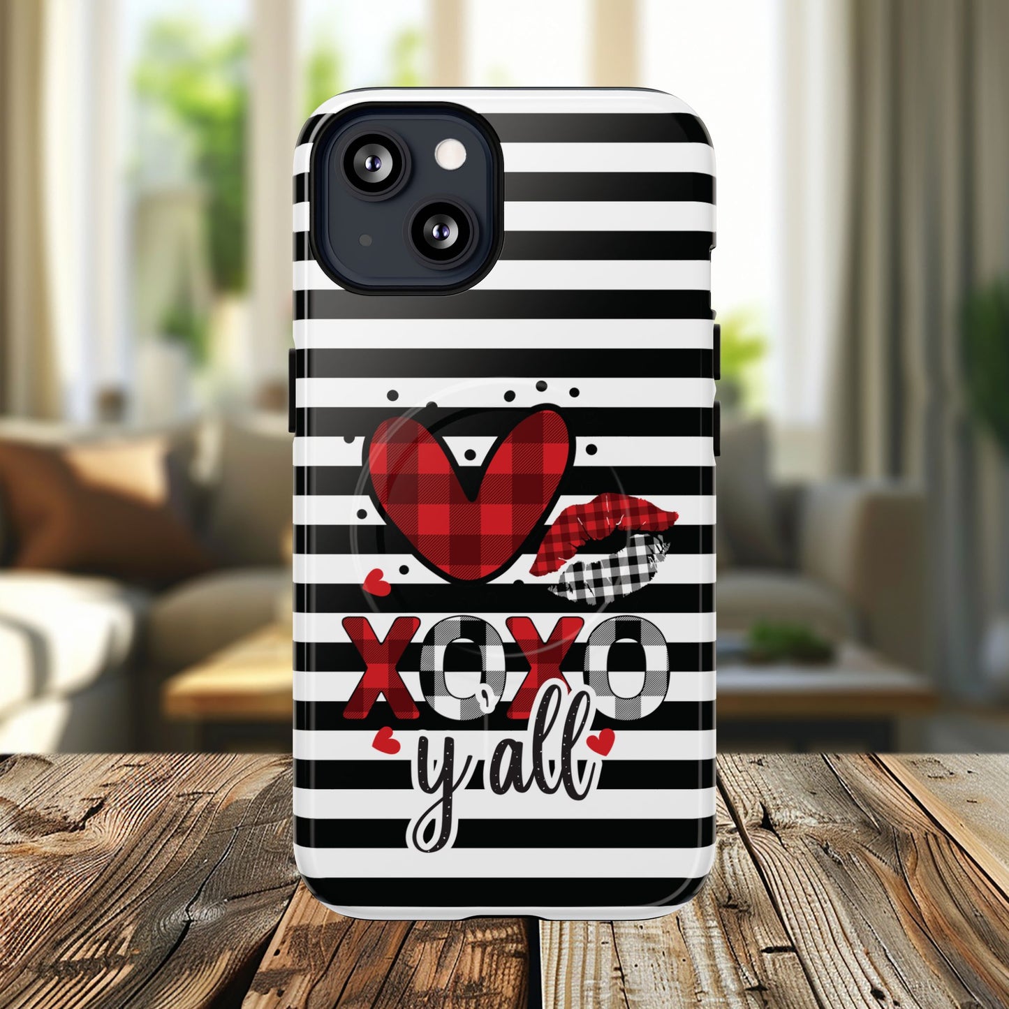 Stylish Tough Magnetic Phone Cases, Trendy Gifts for Her, Holiday Accessories, Floral Design, Cute Phone Protection