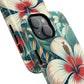 Tropical Hibiscus MagSafe® iPhone® Tough Case - Stylish Phone Protection Gift for Nature Lovers, Vibrant, Summer Vibes.