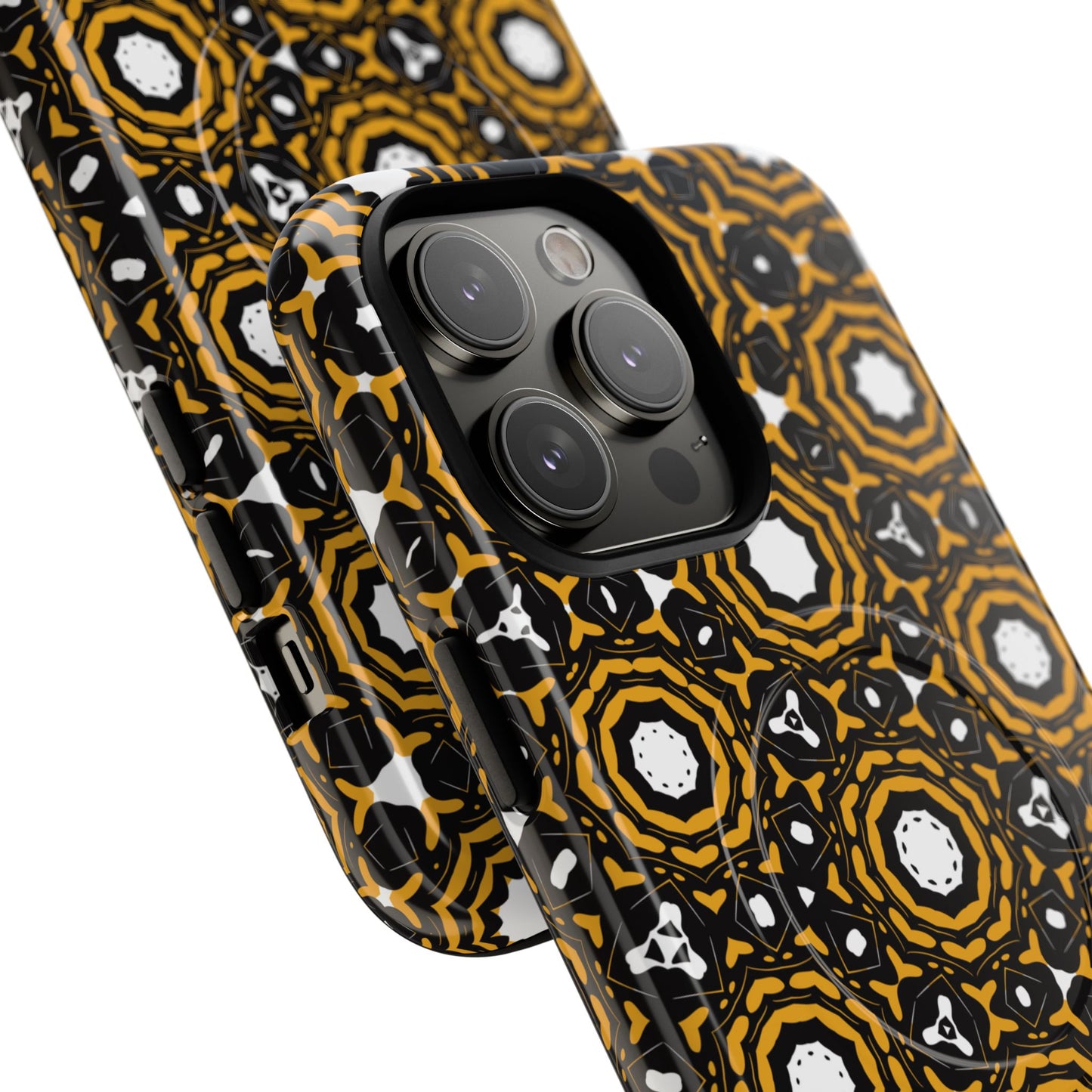 Stylish Tough Magnetic Phone Case, Unique Pattern Phone Cover, Durable Magnetic Case, Trendy Tech Accessories, Gift for Phone Lovers