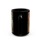 Tribal Harmony Black Mug - Unique Art Design for Home & Gifts