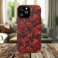 Crimson Bloom Tough iPhone Magnetic Case, Protective iPhone Case, Stylish iPhone Cover, Gift for Her, Mother's and Birthday Gifts, Unique Floral Accessories