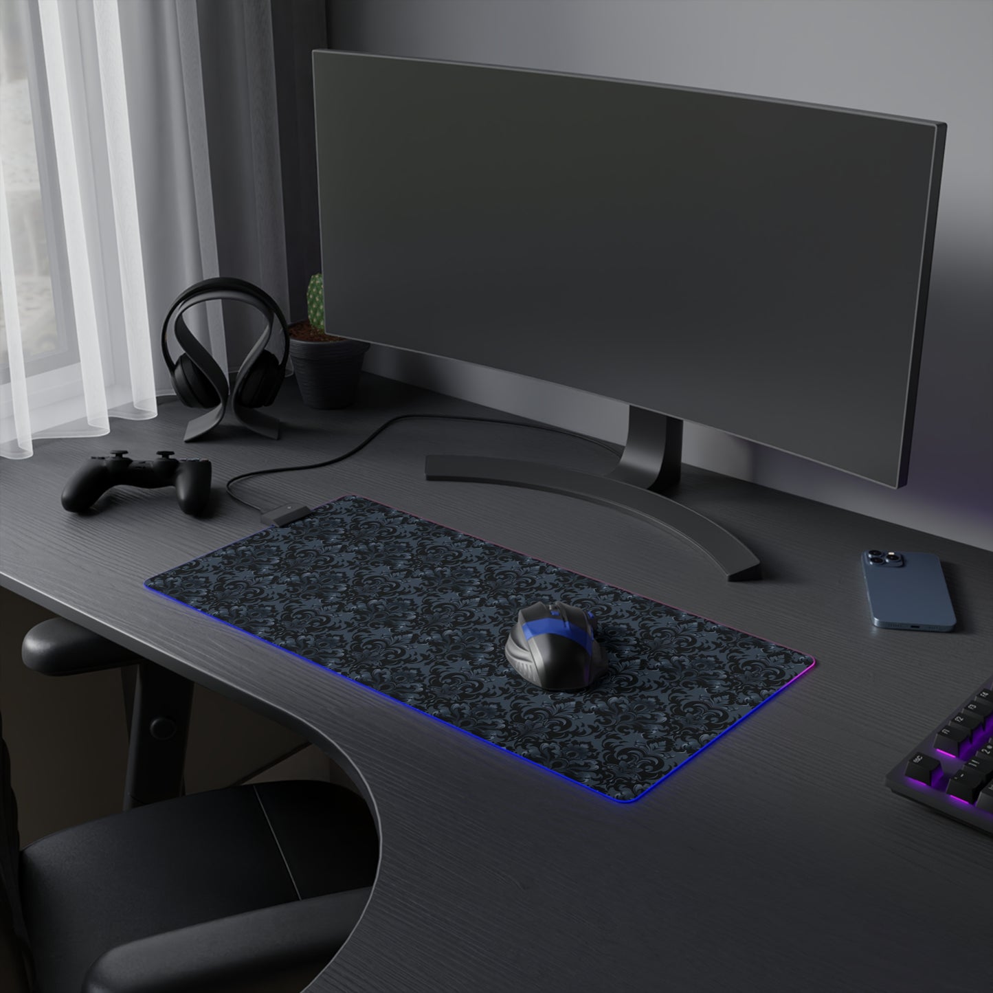 Opulent Dusk LED Gaming Mouse Pad