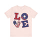 Patriotic Love Unisex Jersey Short Sleeve Tee