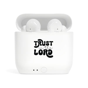 Essos Wireless Earbuds - "Trust in the Lord" Inspirational Earbuds with Charging Case