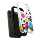 Vibrant Bubble Bloom Galaxy Magnetic iPhone Cases, Artistic Protection for Your Device, Gift for Tech Lovers, Colorful Designs, Unique iPhone Accessories