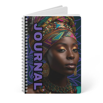 Culturally-Inspired A5 Journal - Vibrant Art, Ideal for Writing, Note-taking, Gifts, and Journaling