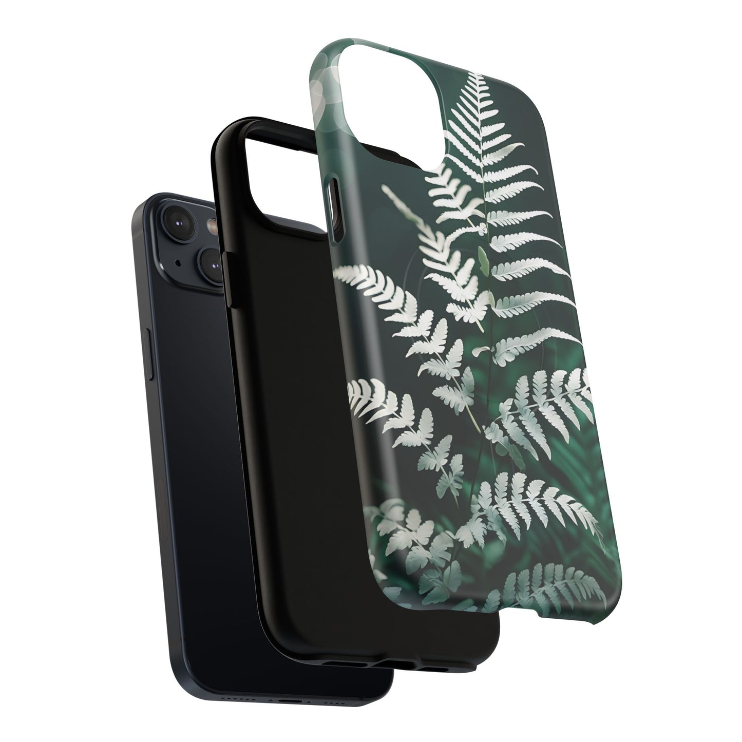Elegant Fern Design Phone Case, Tough iPhone Cover, Nature Lover Gift, Botanical Phone Protector, Eco-Friendly Accessory