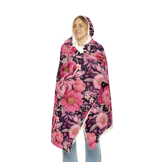 Blush Petals Snuggle Blanket