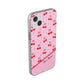 Personalized Cherry Blossom Dreams Flexi Case — Pink Retro Cherry iPhone® 7/8, 11, 12, 13, 14, 15, 16, 17, X/XS, SE, XR, Mini, Pro, Pro Max, Plus Cases.