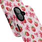 Strawberry Blush Coquette Magnetic Tough iPhone Cases - Funky Fruit Cases, Floral iPhone Cover, Trendy Gifts, iPhone Accessories, Strawberry Lover