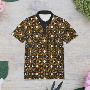 Boho Chic Unisex Polo Shirt, Stylish Casual Top, Perfect for Summer Outings, Unique Gift for Friends, Trendy Everyday Wear, Gift for Her and Gift for Him