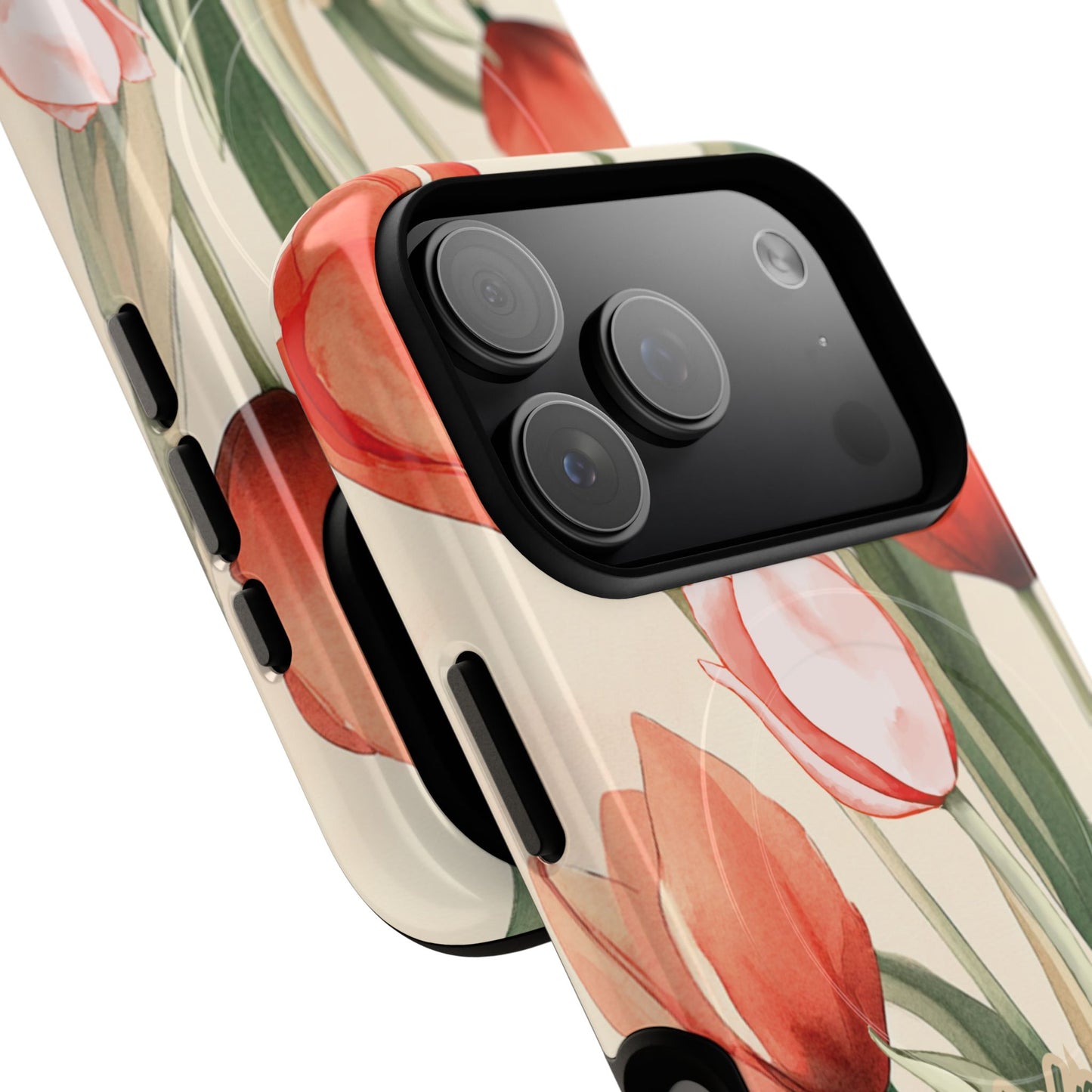 My Help comes from the Lord Psalm 121:2, Inspirational Gift, Tough iPhone Magnetic Case Scripture, Floral Bible Verse, MagSafe® iPhone® Tough Case, iPhone 14, iPhone 15, iPhone 16, Pro, Pro Max, Plus.