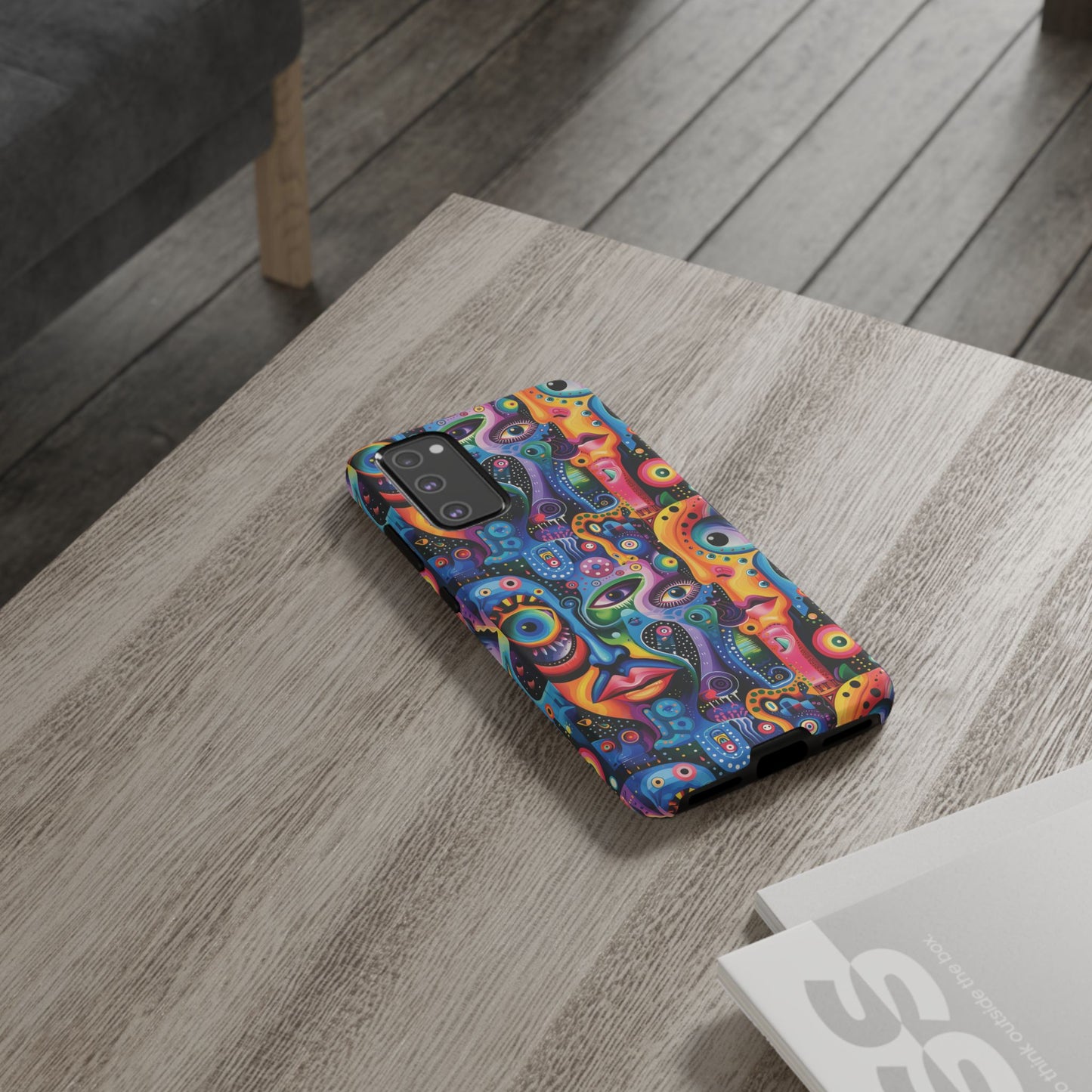 Psychedelic Visions Vibrant Art Google Pixel, iPhone and Samsung Phone Case - Tough Cases for Creative Souls