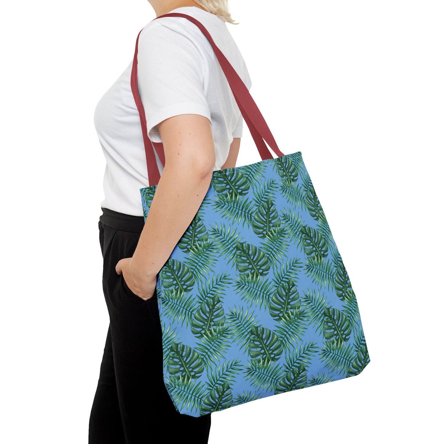 Blue Tropical Bliss Tote Bag