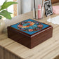 Dragonfly Stained Glass Jewelry Box — Floral Keepsake Box