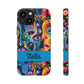 Psychedelic Visions Vibrant Samsung, iPhone and Google Pixel Phone Cases - Colorful Artistic Design