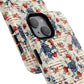 Rose & Glory Tough iPhone Magnetic Case, Vibrant Protective Cover, Stylish Gift for Her, Floral Design, iPhone Accessories, Anniversary Gift