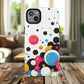 Vibrant Bubble Bloom Galaxy Magnetic iPhone Cases, Artistic Protection for Your Device, Gift for Tech Lovers, Colorful Designs, Unique iPhone Accessories