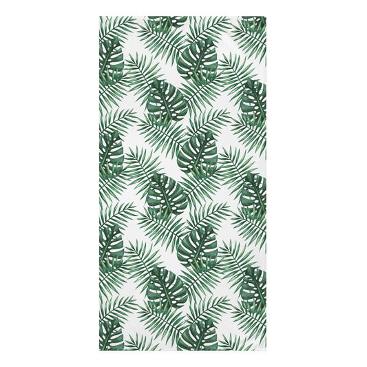 Tropical Bliss White Mink-Cotton Towel