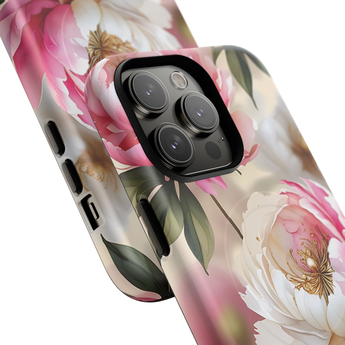 Blooming Petals Tough Magnetic Phone Cases, Elegant Phone Cover, Durable Case for Flower Lovers, Phone Accessories