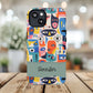 Personalized Vibrant Phone Case,  Magnetic iPhone Cover, Colorful Abstract Protection, Trendy Gift, Unique Tech Accessory, Art Phone Case