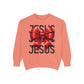 JESUS Charm Unisex Garment-Dyed Sweatshirt