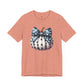 Polka Dot Pumpkin Charm Unisex Jersey Short Sleeve Tee