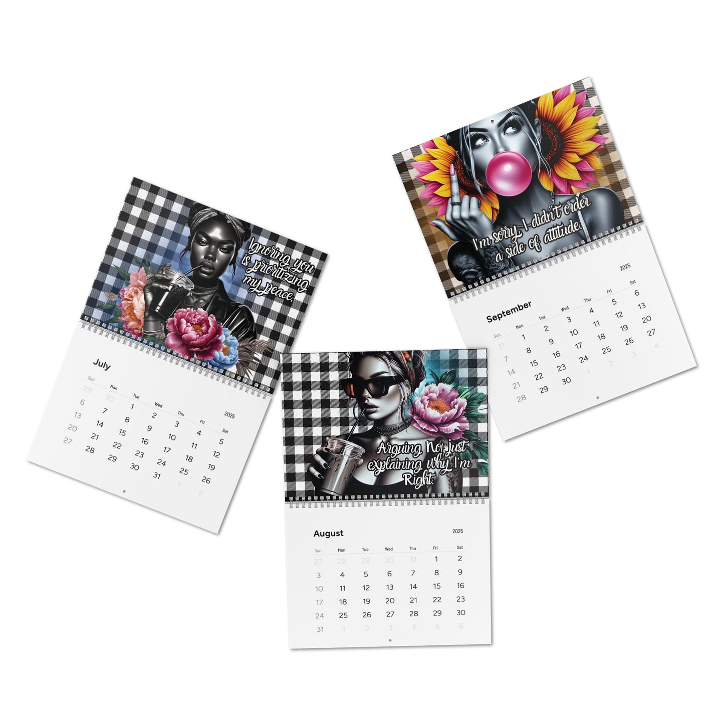 365 Days of Sass: A Year of Bold & Brilliant Attitude Standard Wall Calendar (2025)