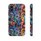 Psychedelic Visions Colorful Art iPhone Case - Tough Cases with Vibrant Abstract Design