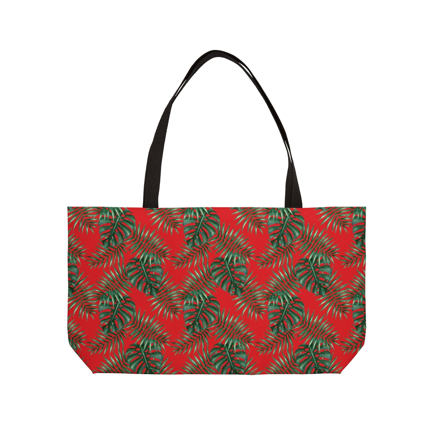 Tropical Bliss Red Weekender Tote Bag