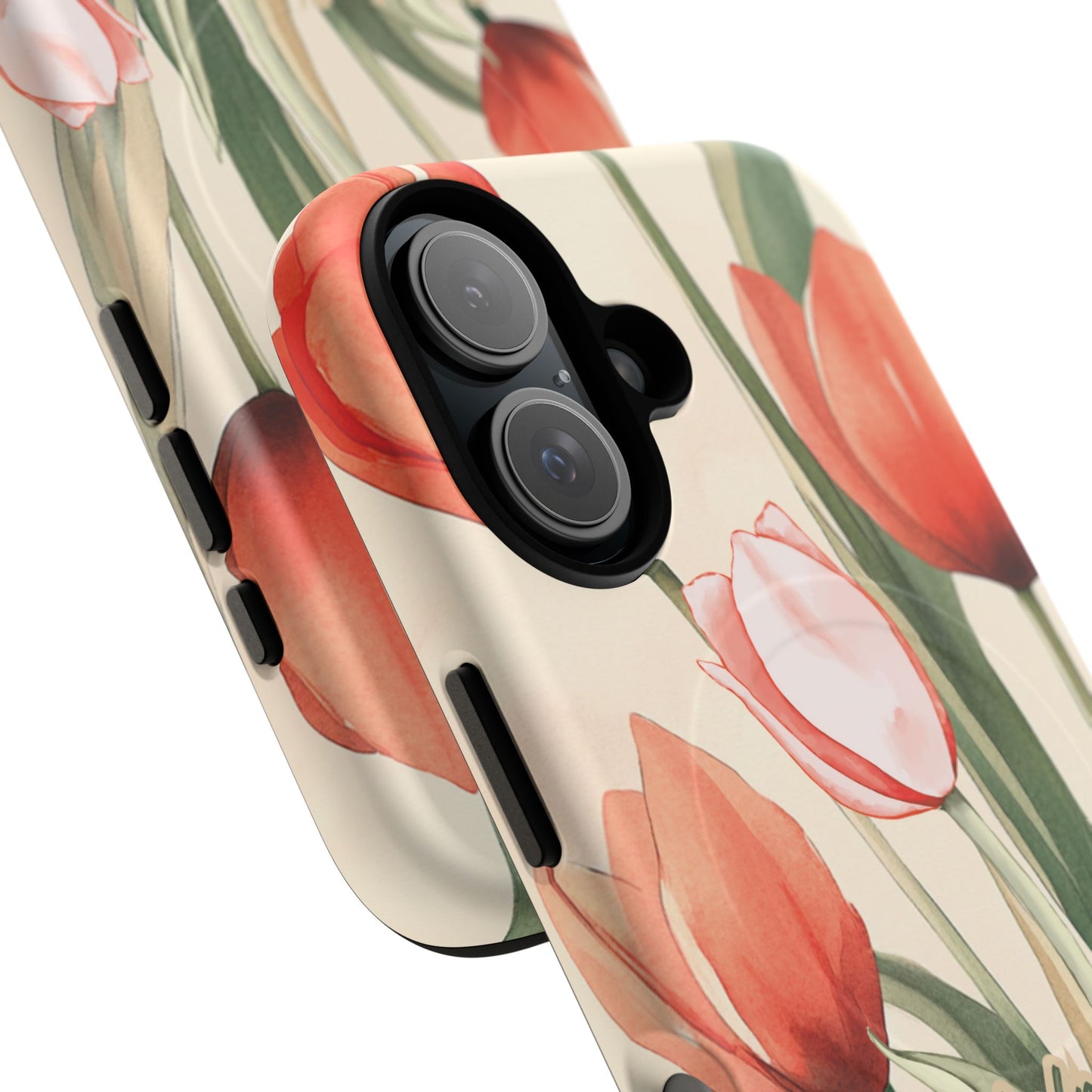 My Help comes from the Lord Psalm 121:2, Inspirational Gift, Tough iPhone Magnetic Case Scripture, Floral Bible Verse, MagSafe® iPhone® Tough Case, iPhone 14, iPhone 15, iPhone 16, Pro, Pro Max, Plus.