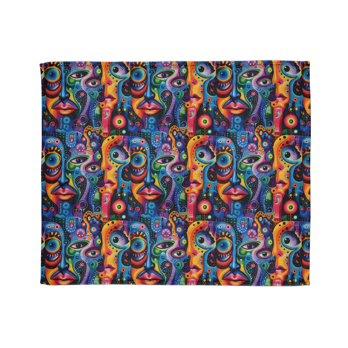 Psychedelic Visions Soft Minky Blanket