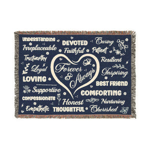 Always and Forever Woven Blanket