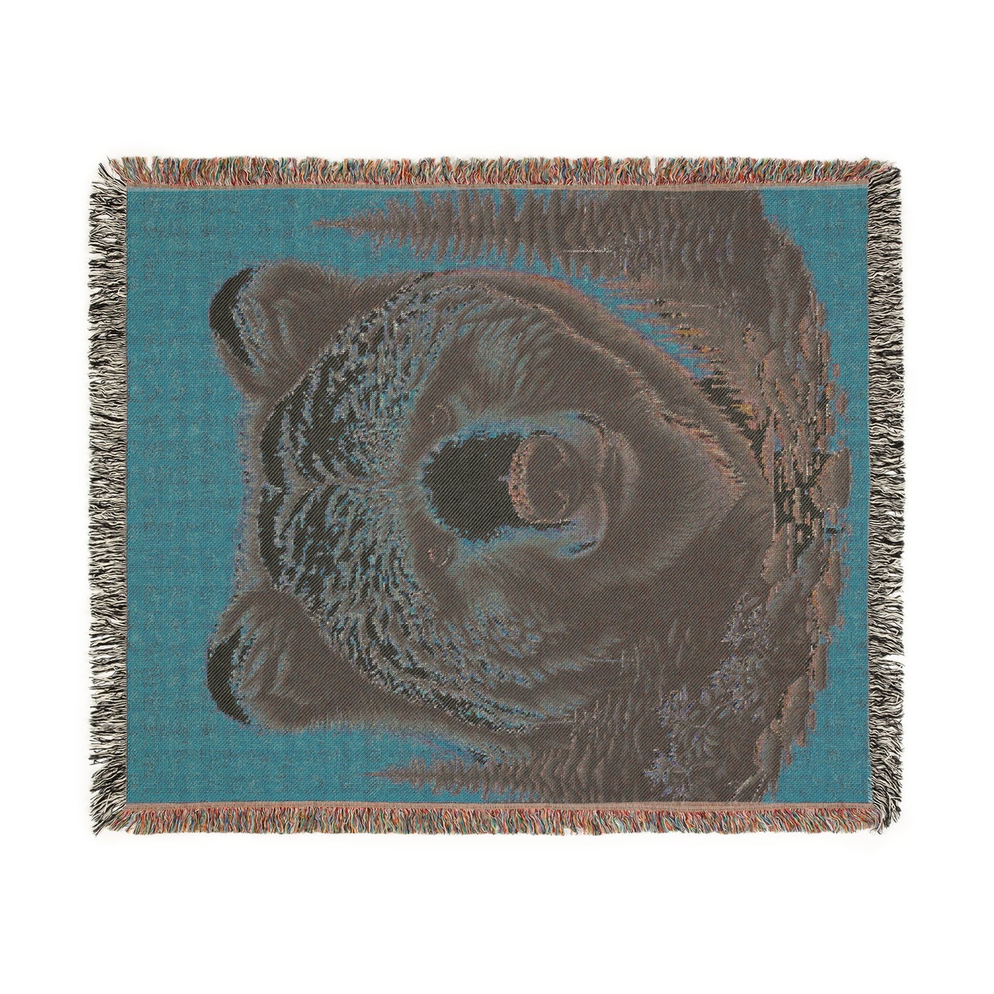 Copy of A Bear IllustrationTapestry Woven Blanket